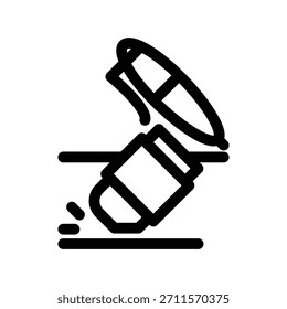 Modelo de design de vetor de ilustração de ícone de borracha