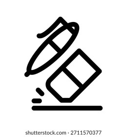 Modelo de design de vetor de ilustração de ícone de borracha