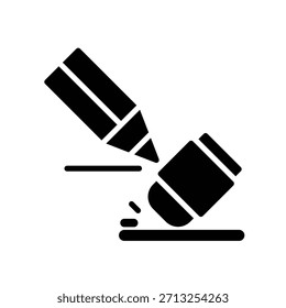 Radiergummi-Symbol, Vektordesign-Vorlage