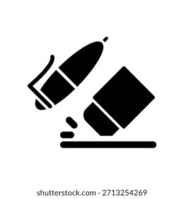 Radiergummi-Symbol, Vektordesign-Vorlage