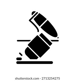 Radiergummi-Symbol, Vektordesign-Vorlage