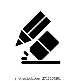 Radiergummi-Symbol, Vektordesign-Vorlage