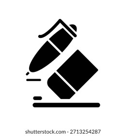 Radiergummi-Symbol, Vektordesign-Vorlage