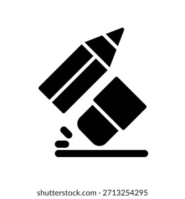 Radiergummi-Symbol, Vektordesign-Vorlage