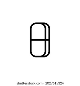 Eraser icon. isolated on white background. Flat design