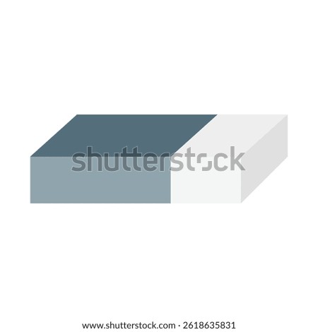 Eraser icon isolated on white background