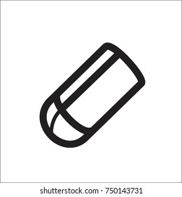 Eraser icon  line art