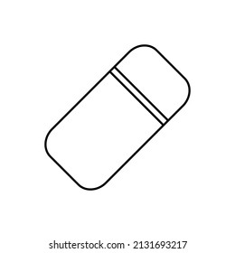 Eraser icon in line style