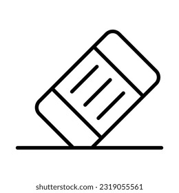 Eraser Icon Logo Design Vector Template Illustration Sign And Symbol Pixels Perfect