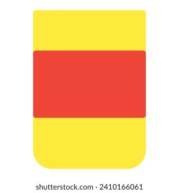 Eraser icon or logo illustration flat color style