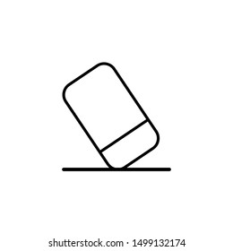 Eraser Icon On White Background Vector