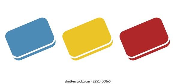 eraser icon on a white background, vector illustration