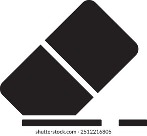  Eraser  icon on white background