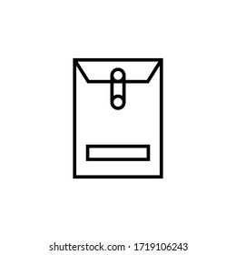 eraser icon outline design vector. isolated on white background