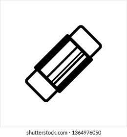 Eraser Icon, Pencil Eraser Icon, Pen Eraser Icon Vector Art Illustration