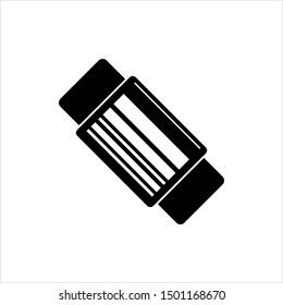 Eraser Icon, Pencil Eraser Icon, Pen Eraser Icon Vector Art Illustration