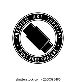 Eraser Icon, Pencil Eraser Icon, Pen Eraser Icon Vector Art Illustration