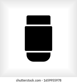 Eraser Icon. Rubber Symbol. Delete Sign . Erase Element. Logo Component - Vector.