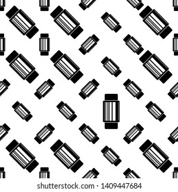 Eraser Icon Seamless Pattern, Pencil Eraser Icon, Pen Eraser Icon Vector Art Illustration