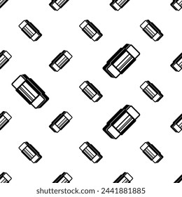 Eraser Icon Seamless Pattern, Pencil Eraser Icon, Pen Eraser Icon Vector Art Illustration