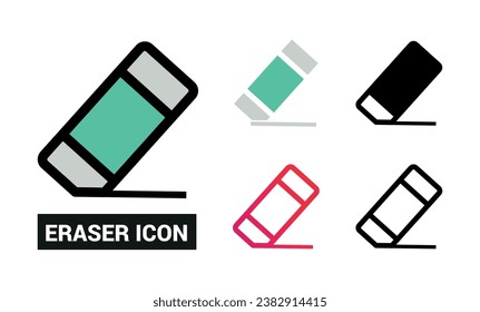 Ilustración de vectores de conjunto de iconos de borradores