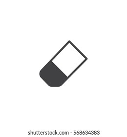 eraser icon. sign design