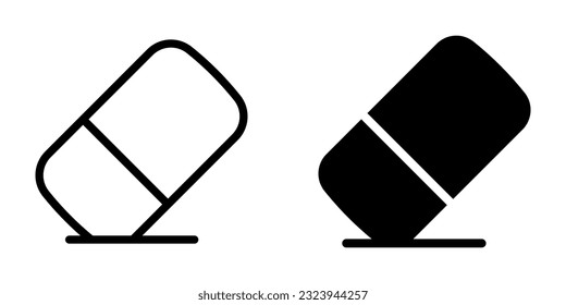 Eraser icon. sign for mobile concept and web design. vector illustration