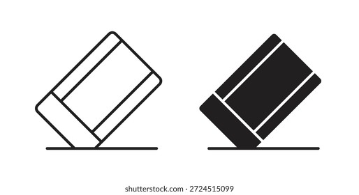 Ícone de borracha em tendência plana simples design gráfico moderno elemento de logotipo abstrato