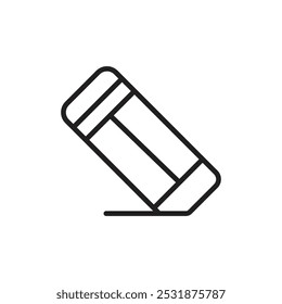 Eraser icon Simple thin outline