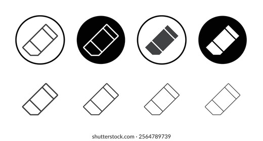 Eraser icon simple vector symbol