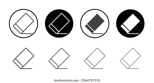 Eraser icon simple vector symbol