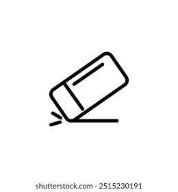 Eraser icon stock vector illustration