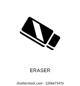 Eraser icon. Eraser symbol design from Education collection.