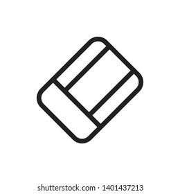 eraser icon symbol sign, vector, eps 10