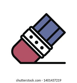 eraser icon symbol sign, vector, eps 10
