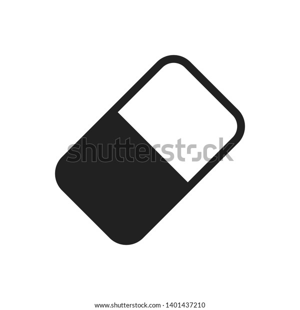 Eraser Icon Symbol Sign Vector Eps: เวกเตอร์สต็อก (ปลอดค่าลิขสิทธิ์ ...
