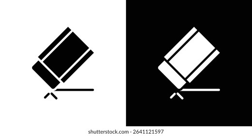 Eraser icon symbols. Vector illustration.