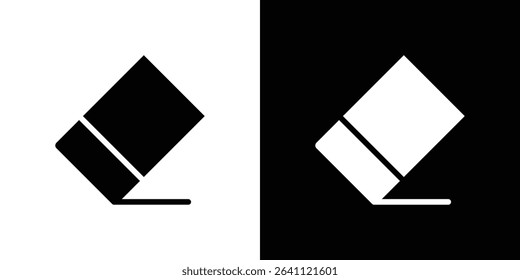 Eraser icon symbols. Vector illustration.