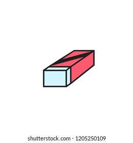 eraser icon template design