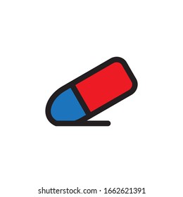 Eraser Icon In Trendy  Design Vector Eps 10