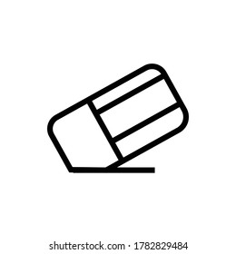 Eraser Icon, UI Symbol - Vector