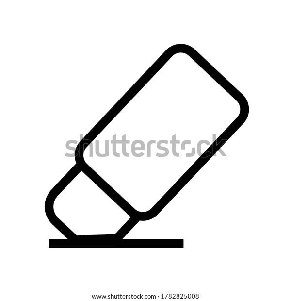 Eraser Icon Ui Symbol Vector Stock Vector (Royalty Free) 1782825008 ...