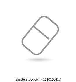 Eraser icon, Eraser icon vector