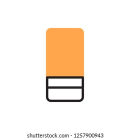 eraser icon vector design modern style