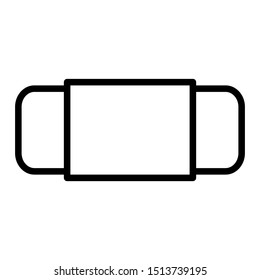 Eraser icon vector design template