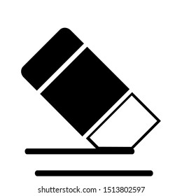 Eraser icon vector design template