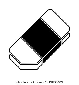 Eraser icon vector design template