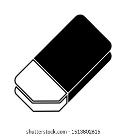 Eraser icon vector design template