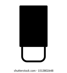 Eraser icon vector design template