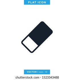 Eraser Icon Vector Design Template